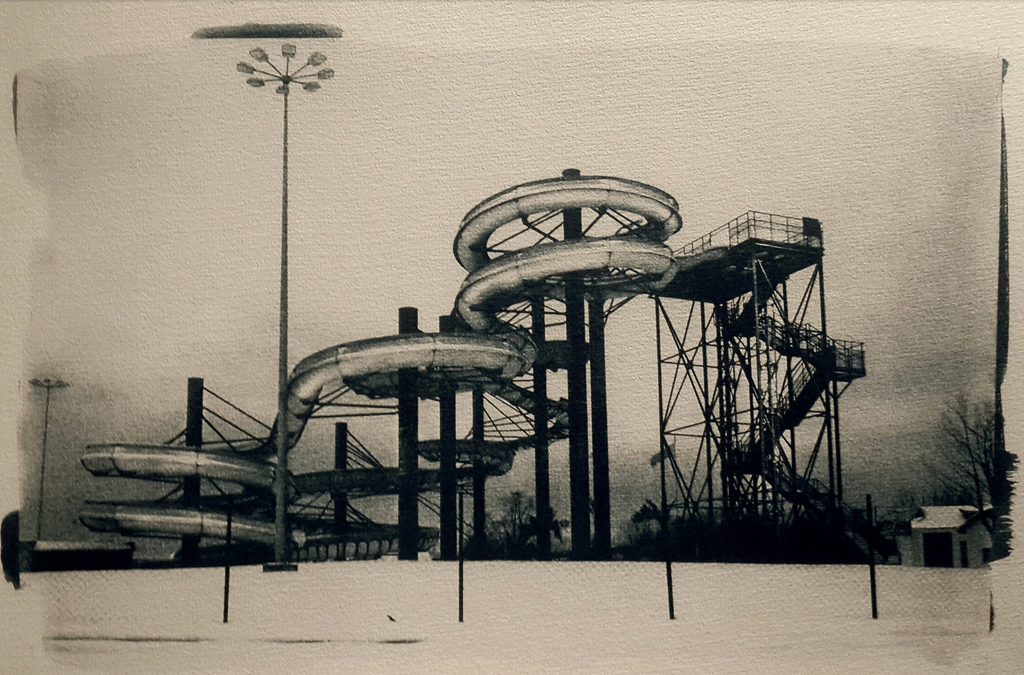 “Dreamland Is Waiting For Summer 1" © Anna Melnikova. Approx. 10x14" (25x35cm) handcrafted alternative process photograph (original toned cyanotype print from a digital negative). GALLERY5X7 offers this original, signed print at $250.
