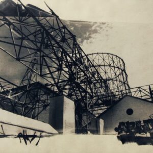 “Rome Ostiense" © Anna Melnikova. From triptych "Rome Ostiense" Rome, Italy. Approx. 16x24" (40x60cm) handcrafted alternative process photograph (original cyanotype print, double toning from a digital negative). GALLERY5X7 offers this original, signed print.