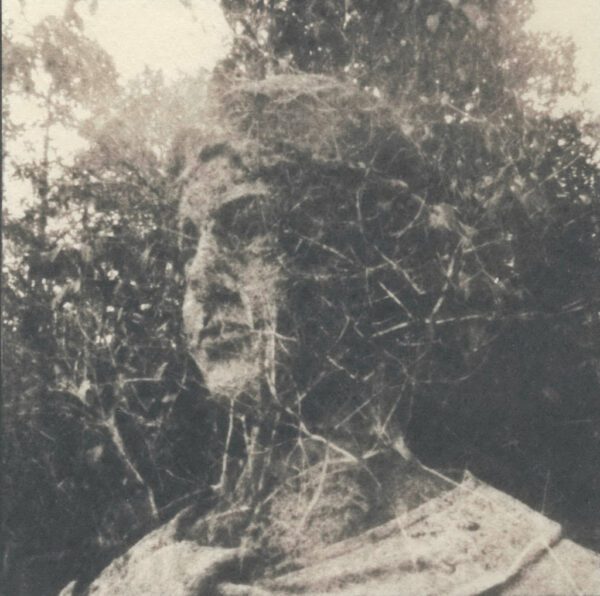 "Amalgamation 2, Toned" © Victor Senkov. Print from handmade pinhole plate from vintage Soviet Svema B/W film. Approx. 5.1x5.1" (13x13cm) handcrafted alternative process photograph (cyanotype, toned). GALLERY5X7 offers this signed, numbered and stamped original artist print.