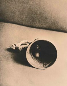 “Bell” © Barry Mayfield. Approx. 9X7” (23.5X18.5cm) handcrafted alternative process photograph (silver gelatin lith print). GALLERY5X7 offers this signed, original print.