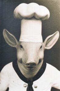 “Pig” © Barry Mayfield. Approx. 7.5X11.5“ (19X28.5cm) handcrafted alternative process photograph (silver gelatin lith print). GALLERY5X7 offers this signed, original print.