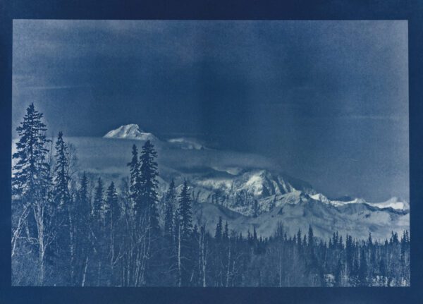 "Alaska" © Annemarie Borg-Antara. Approx. 8x10" (20x25cm) or 11x15" (28x38cm) handcrafted alternative process photograph (cyanotype, double-coated Mike Ware process) on Hahnemühle Platinum rag. Original, signed and editioned print offered by GALLERY5X7.